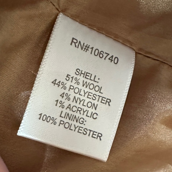 NWOT Chadwicks Essential Wool Blend Blazer Single Breasted Fully Lined 6 Petite - Picture 7 of 9